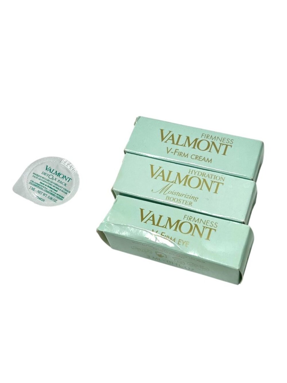 NWT Valmont DetO2x Pack, V-Frim Cream, Moisturizer Set